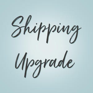 SHIPPING Upgrade - Shipping Upgrade ONLY