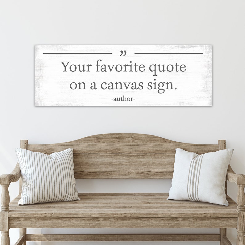 Personalized Signs Custom Canvas Wall Art Etsy