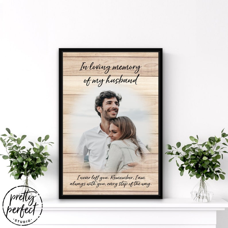 Loss of Husband Memorial Gift Husband Memorial Signs Custom Etsy