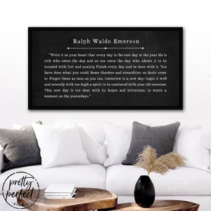 Write It on Your Heart Poem by Ralph Waldo Emerson - Etsy