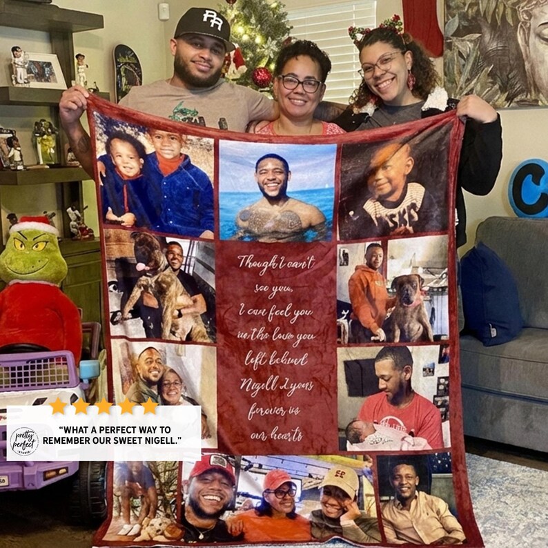 memorial blanket for loss of loved ones