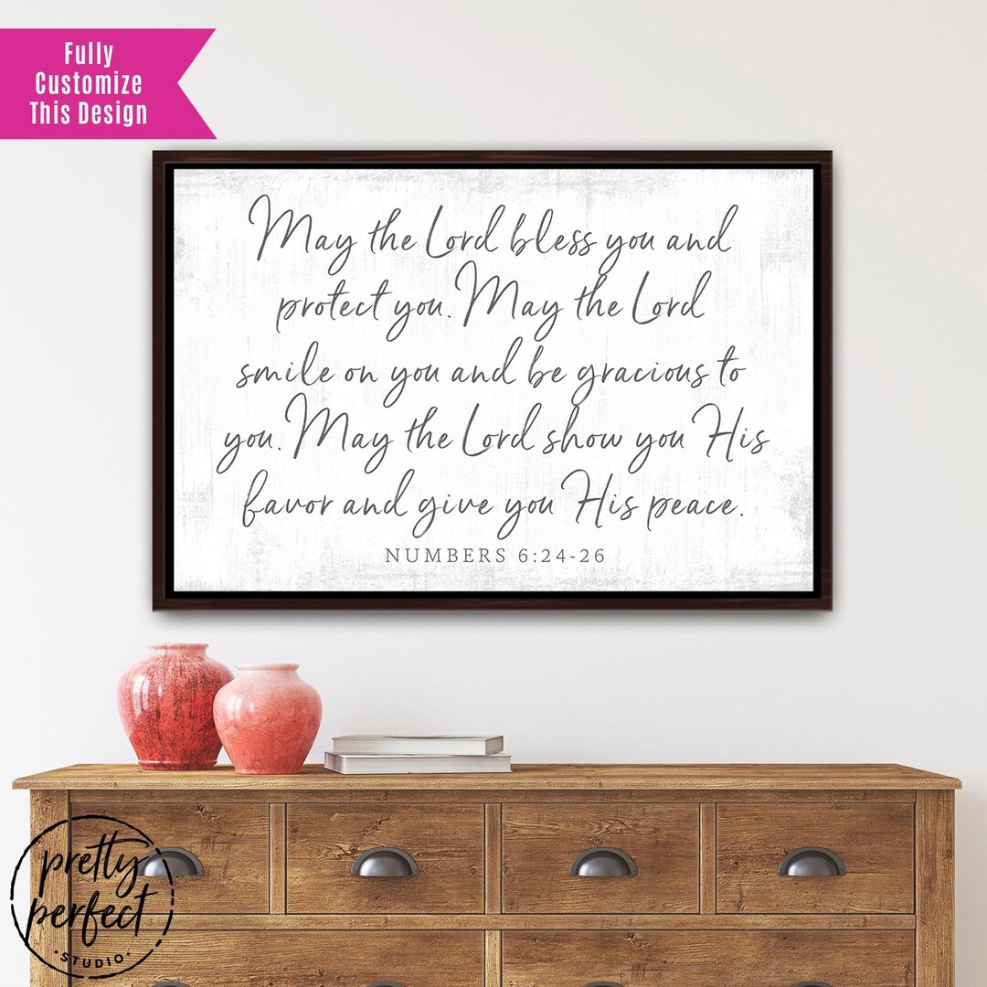 May the Lord Bless You and Keep You Sign | May the Lord Bless You and ...
