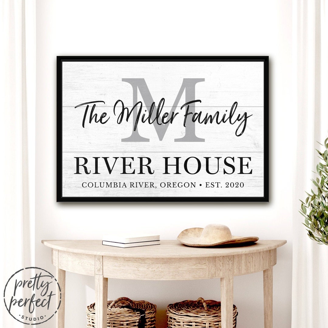 River House Signs Personalized River House Gifts River Life River Cabin