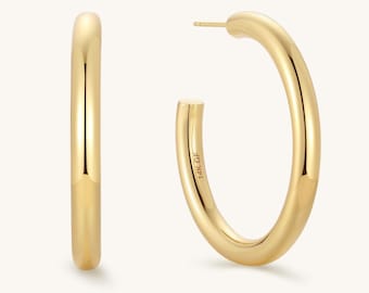 14K gold filled grote hoepel oorbellen gouden hoepels 14K gold filled oorbellen grote hoepels grote hoepel oorbellen moeder cadeau voor haar cadeau voor moeder