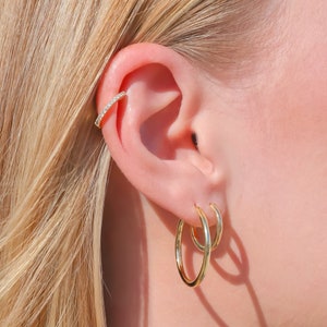 14K Gold Hoop Earrings 14K Gold Filled Small Hoop Earrings Gold Hoops Huggie Hoops Gold Filled Earrings Dainty Earrings Gift for Her