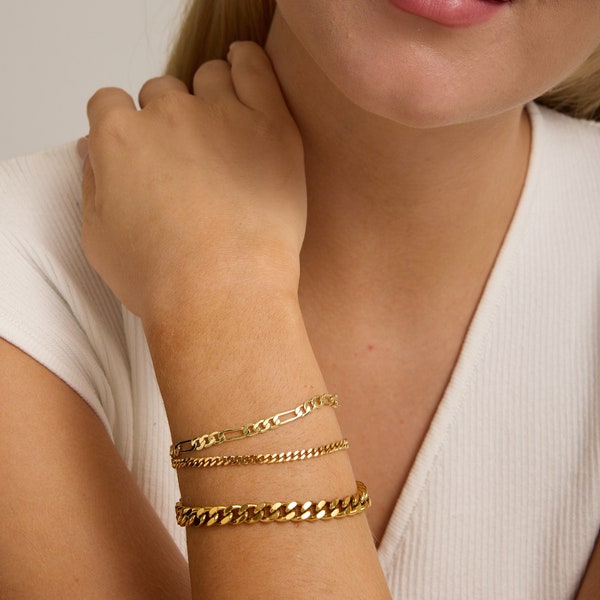 Kirstin Chunky Bracelet - Gold