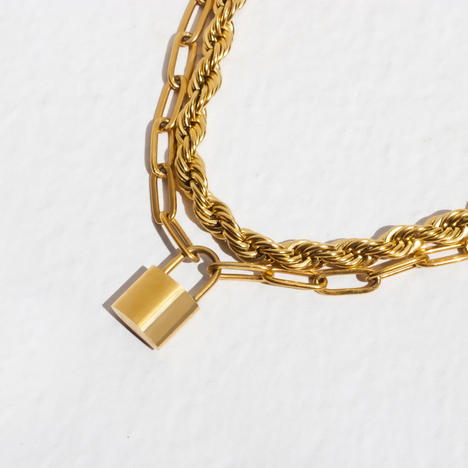 Rope Necklace Gold Filled Necklace Layered Necklace for Women Etsy