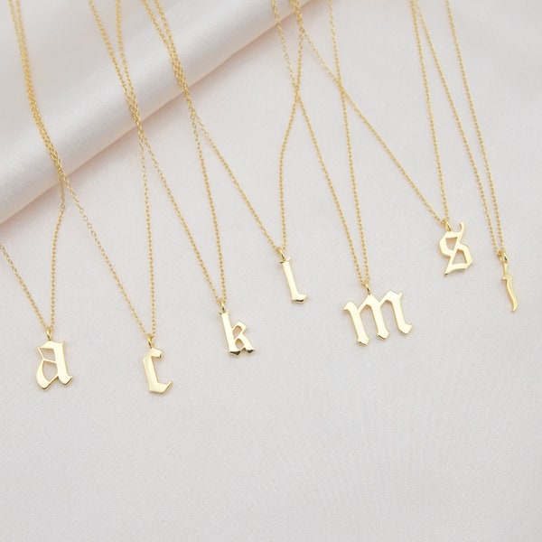 Letter Necklace - Etsy