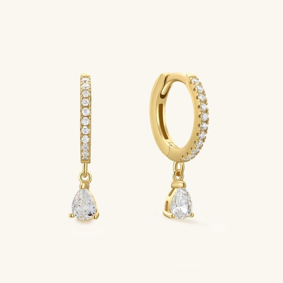 Argento 925 Orecchini Orecchini Moissanite A 4 Punte - 1 Carato Totale, Argento 925 O Oro 18k Placcato, Regalo Perfetto Per La Festa Della Mamma Regalo Uomo