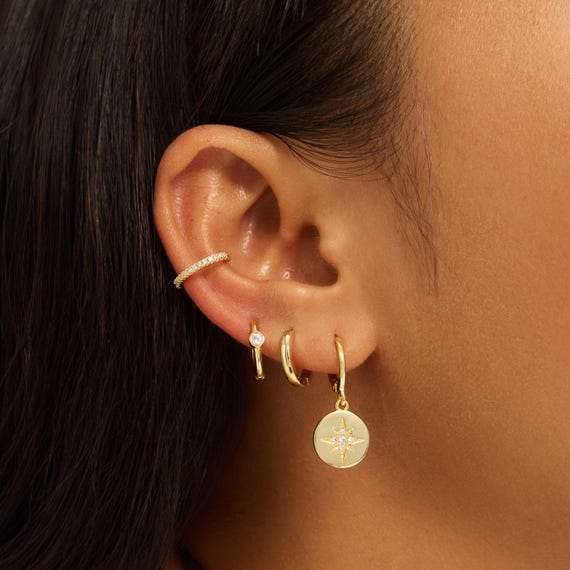 Boucles D'oreilles Créoles En Argent Sterling 925 - Cercle Simple Et élégant - Cadeau Pour Femmes Et Filles