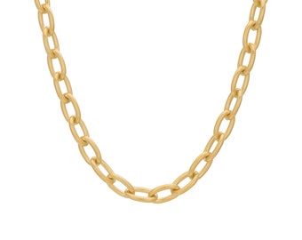 Oversized Link Chain Thick Chain Necklace Thick Link Necklace Link Chain Necklace Big Chain Necklace Chunky Cable Chain