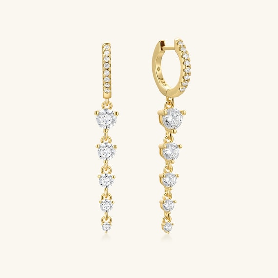 アクセサリー 18k Gold Hoop Earrings with Dia Amazon.com: varger 14K Gold Diamond Hoop Earrings for Women