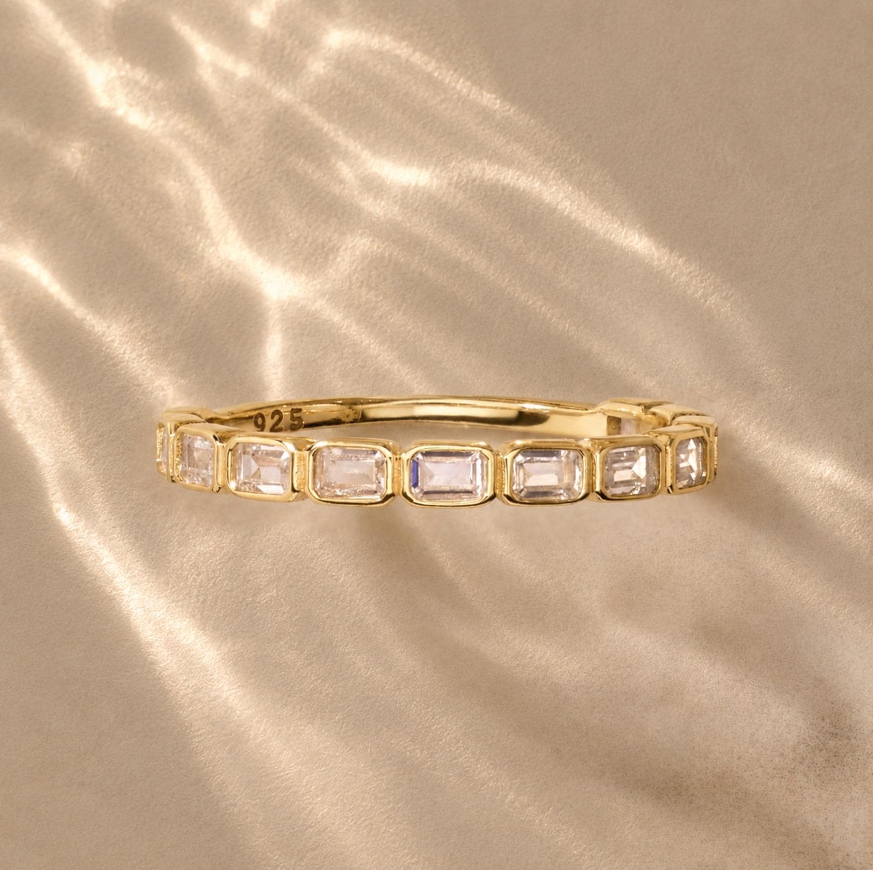 14K Gold Eternity Ring Diamond Ring for Women Wedding Band Stackable…