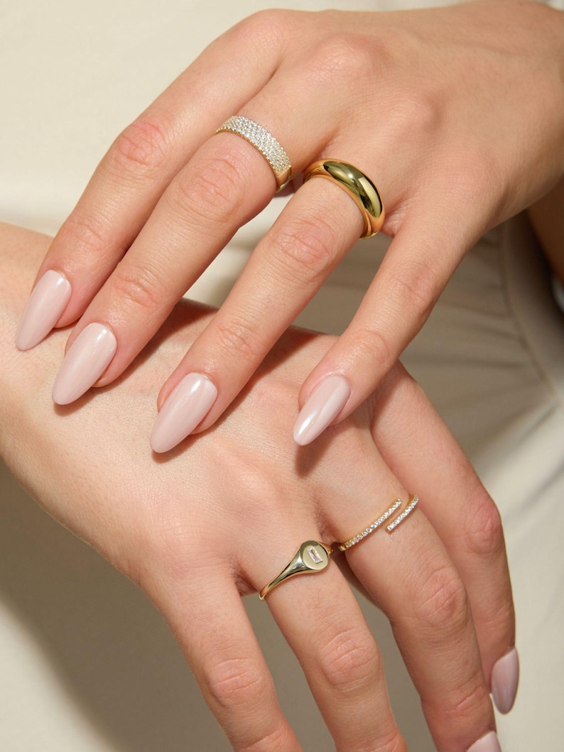 Wrap Ring Rings for Women Open Ring Adjustable Ring Spiral Ring Dainty Diamond Stacking Ring Sterling Silver Ring Gift for Mom Gift For Her image 5
