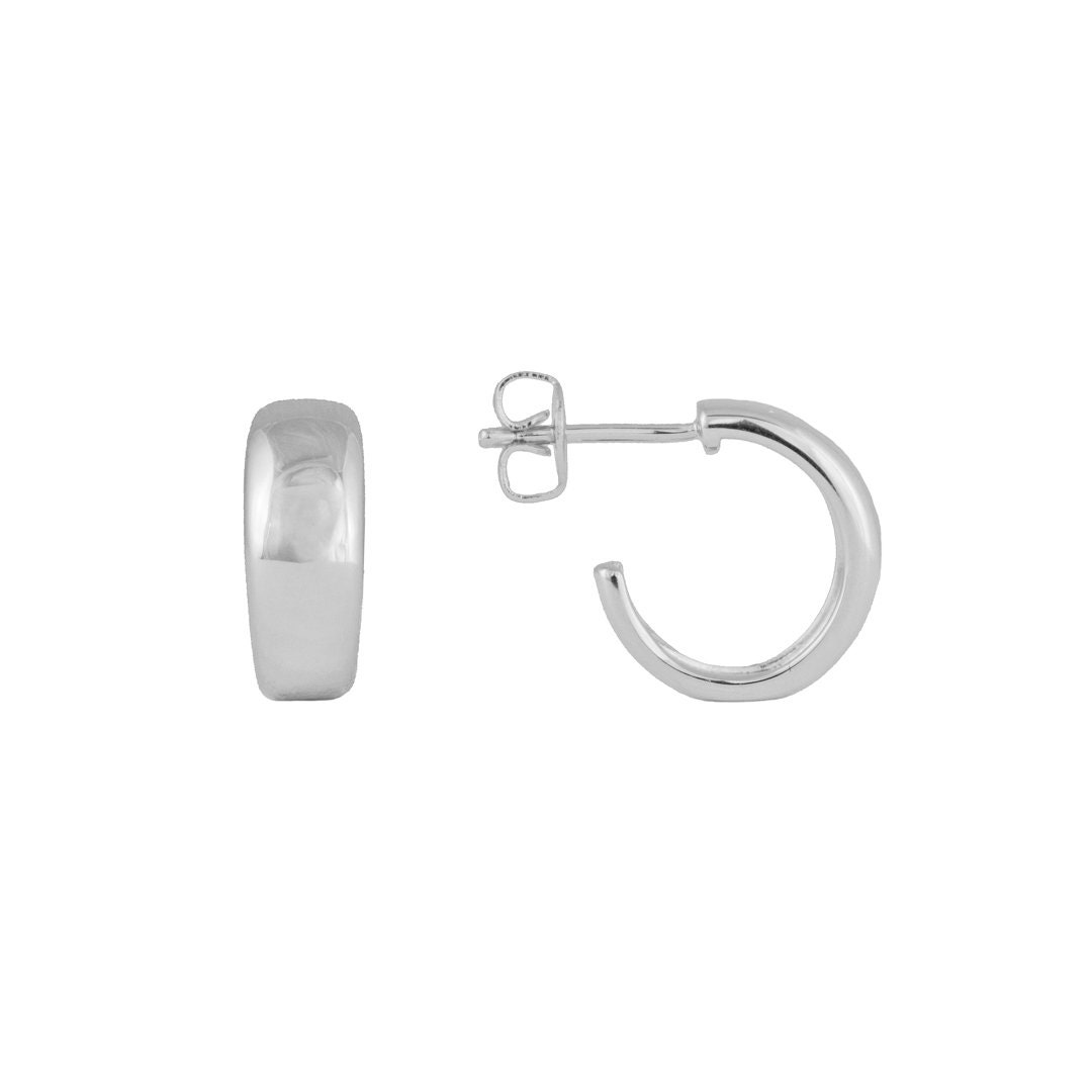 Kohls sterling silver hoop earrings clearance