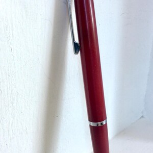 Vintage Lamy exact 200 Druckkugelschreiber, dunkelrot, Vintage 1960iger Jahre