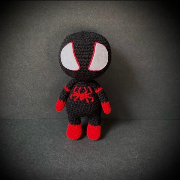 Miles Morales Spider-Man Crocheted Doll