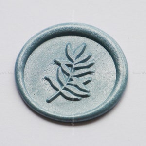 Eucalyptus Wax Seal Stamp - Huwelijksuitnodiging Zegellak Stempel - Eucalyptus Bladeren Wax Seal Stamp - Wax Seal Kit - Bladeren Wax Stamp