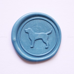 Labrador Hunde Wachs Siegel Stempel - Labrador Wachsstempel - Geschenkverpackung Wachssiegel Stempel - Geschenkverpackung Wachssiegel Stempel
