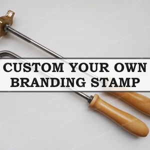 Custom Branding Iron Stamp - Personalized Branding Iron - Make Your Own Design Branding Stamp - Stamp for Bakery Bread BBQ Grill and Steak