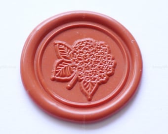 Hydrangea Sealing Wax Stamp - Personal Gift Pack Wax Seal Stamp - Flower Wax Seal - Private Letter Wax Sealing - Flower Wax Seals Stamp