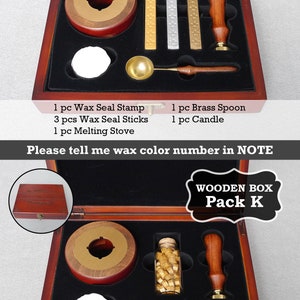 Custom Wax Seal Stamp Personalized Sealing Wax Stamp Wedding Invitation Wax Stamp Kit Round Wax Seals Stamp 20, 22, 25, 30mm image 8