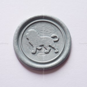 Lion Wax Seal Stamp - Lion King Wax Sealing Stamps - Animal Wax Seals - Gepersonaliseerde Wax Seal Stamp Kit