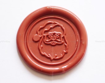 Santa Claus Sealing Wax Stamp - Christmas Wax Seal Stamp - Gift Package Wax Seal - Christmas Gift Wax Seal Kit - Wax Sealing Stamp