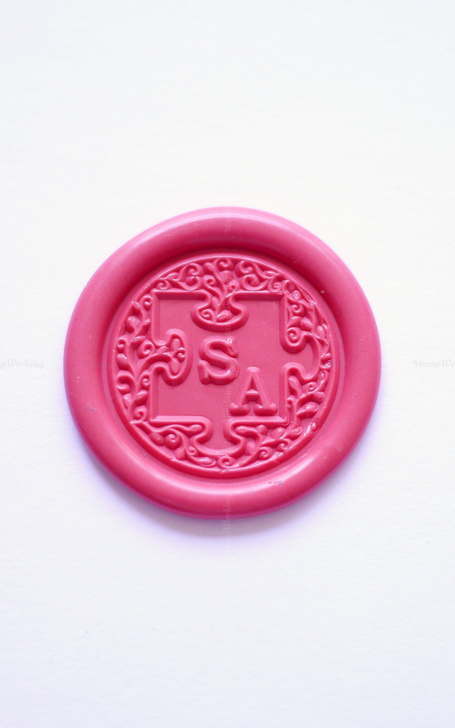 Custom Intial with Puzzle Wax Seal Stamp - Personalized Wax Stamp - Wedding Wax Seal Stamp - Invitation Wax Seal Stamp - Custom Seal Stamp