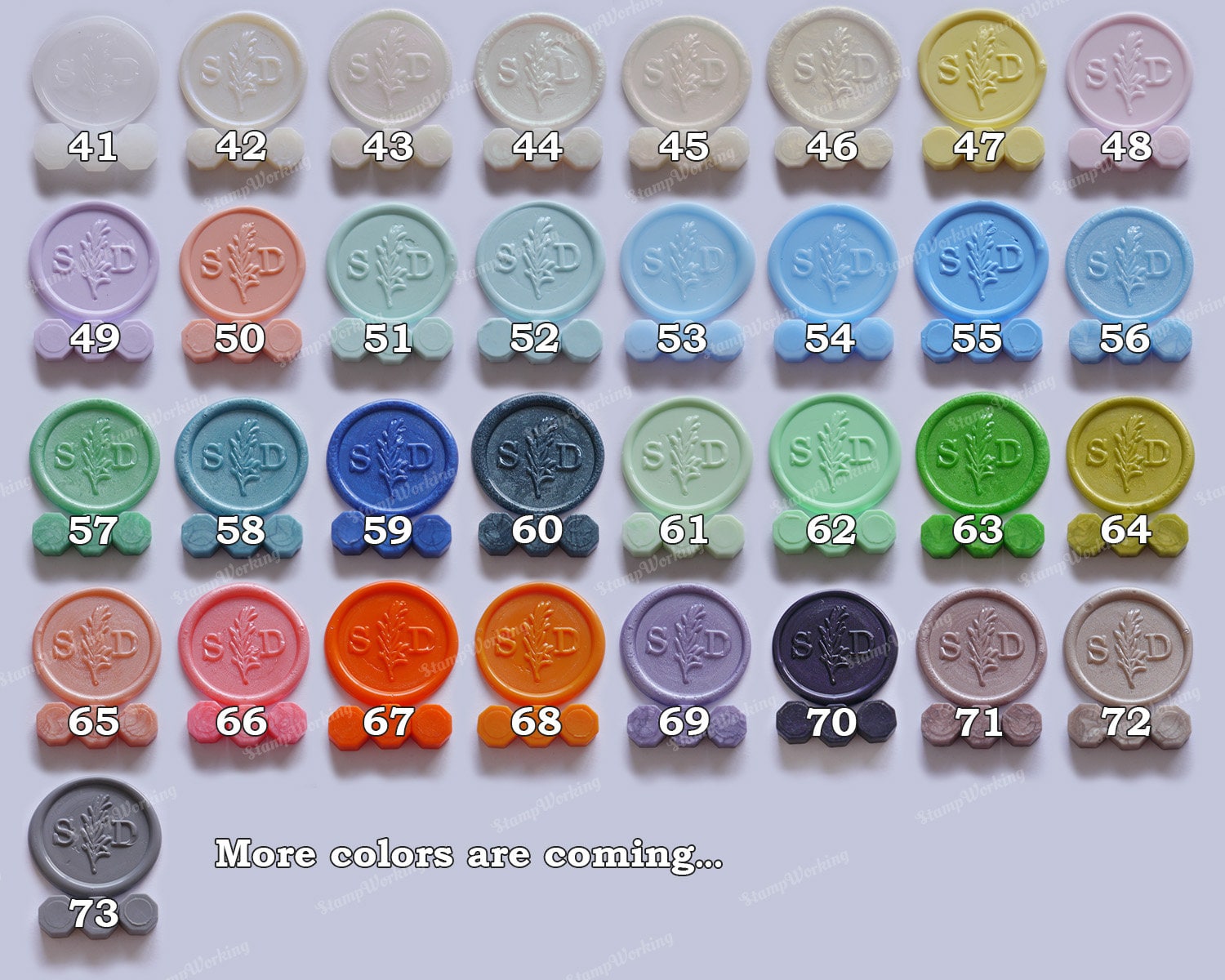 Sealing Wax Sticks With Wick 40 Colors Available Wax Seal Etsy