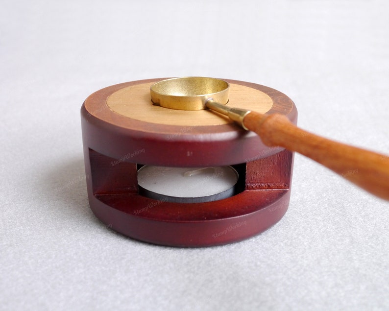 Wax Sealing Melting Stove Wooden Wax Melting Furnace Tool Etsy