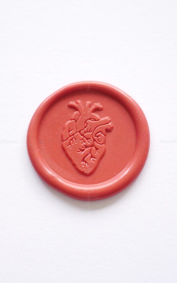 Heart Wax Seal / Love heart Wax Seal Stamp /Wax seal kit /Sealing