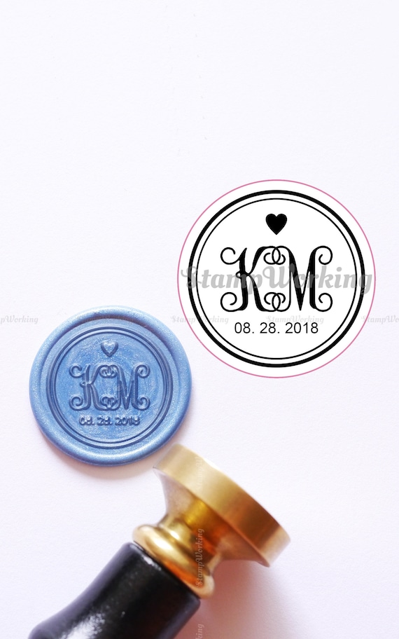Wedding Invitation Sealing Wax Stamp Wedding Wax Seals Stamp Etsy