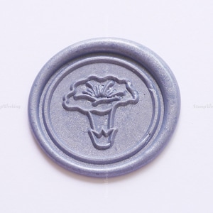 Trumpet Flower Sealing Wax Stamp - Trumpet Wax Seal Stamp - Flower Wax Seal Kit - Personalized Wax Seal - Gift Package Wax Seals Stamp