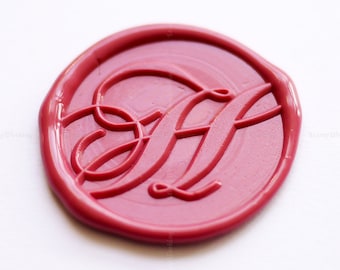 Fancy Single Initial Wax Seal Stamp - Deluxe Script Font Wax Seal Stamp - Custom Initial Wax Stamp - Personal Wax Seal - Unique Wax Stamp