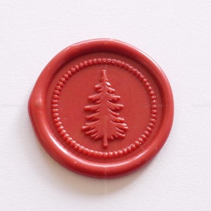 Timbre de cire de scellement de Noël - Timbre de sceau de cire d’arbre de Noël - Paquet cadeau Sceau de cire - Kit de sceau de cire cadeau de Noël - Timbre de scellement de cire