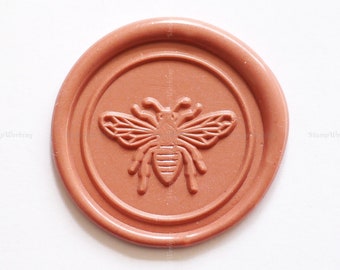 Bee Wax Seals Stamp - Honeybee Wax Stamp - Gift Package Wax Seals - Insects Sealing Wax Stamp - Package Decoration Wax Seal Stamp
