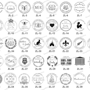 Timbre de gaufrage de bibliothèque personnalisé - Timbre de gaufrage de livre personnel - Embosser de bibliothèque personnelle - Timbre de livre de bibliothèque personnalisé - Embosser de prise de main
