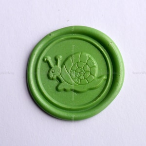 Snail Mail Stempel - Schneckenpost Stempel - Siegellack Stempel