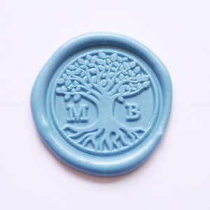 Personalisierte Initialen Baum des Lebens Wachs Siegel stempel - Personalisierter Siegelstempel - Hochzeitswachssiegel Stempel - Personalisierter Siegelstempel - Wachsstempel Kit