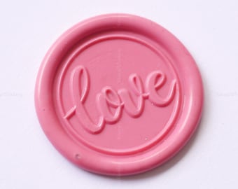 Love Wax Seal Stamp - Valentines Gift Sealing Wax Stamp - Gift Package Wax Seal Stamp - Letter for Lover Wax Stamp Kit - Envelope Wax Seal