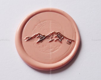 Mountain Sealing Wax Stamp - Mountain Wax Seal Stamp - Personalized Wax Seal Stamp - Gift Package Wax Seal Stamp kit