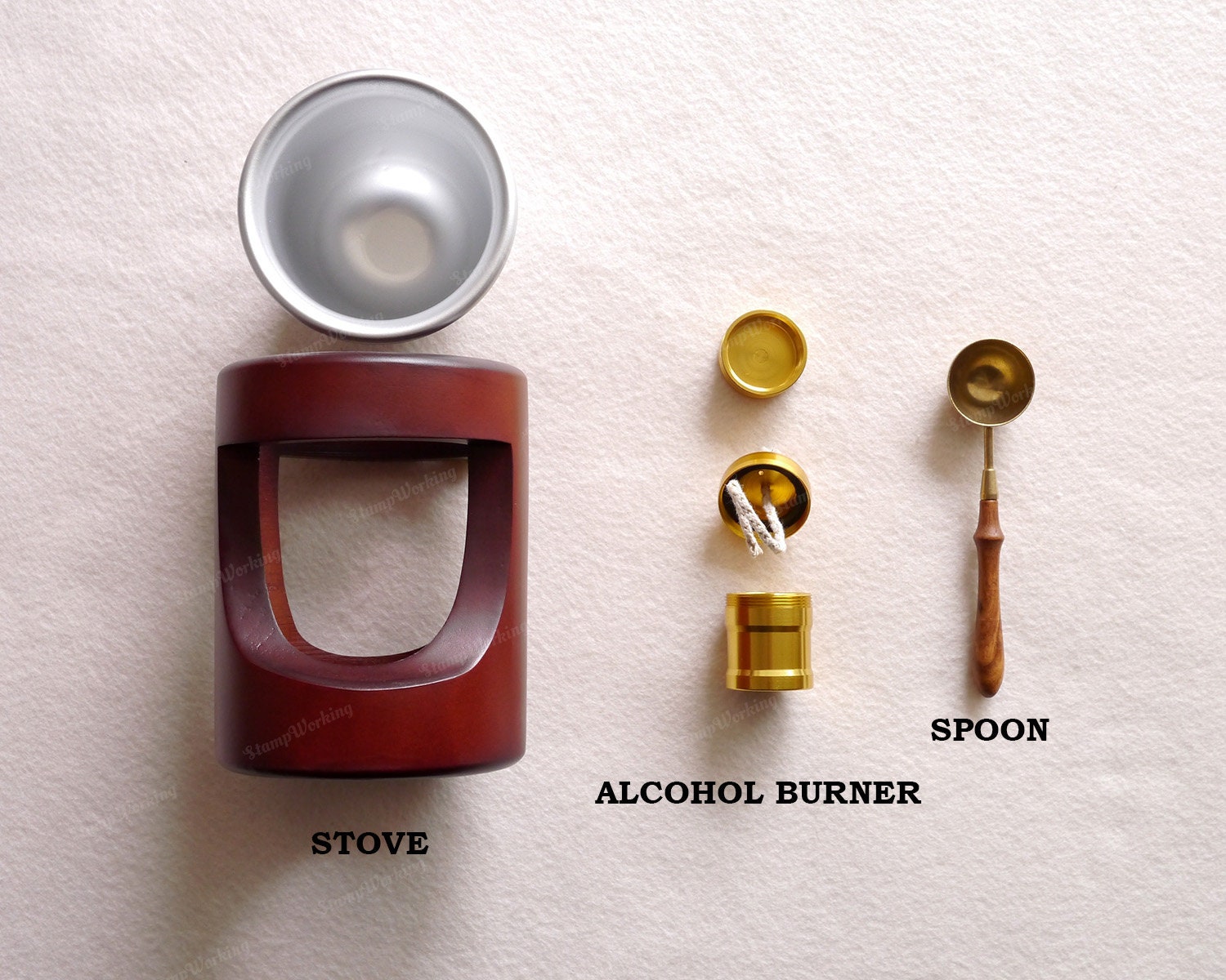 Wax Seal Wax Melting Stove Wooden Melting Furnace Big Wax Etsy