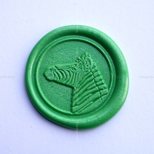 Zebra Wax Seal Stamp - Animal Wax Stamps - Package Decoration Wax Seals - Custom Sealing Wax Stamp - Gift Wrapping Wax Seal Stamp