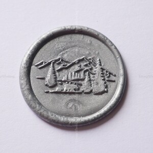 Bear Mountain Wax Seal Stamp - Tree Sealing Wax Stamp - Custom Wax Seals Stamp - Gift Package Wax Seal Stamp kit