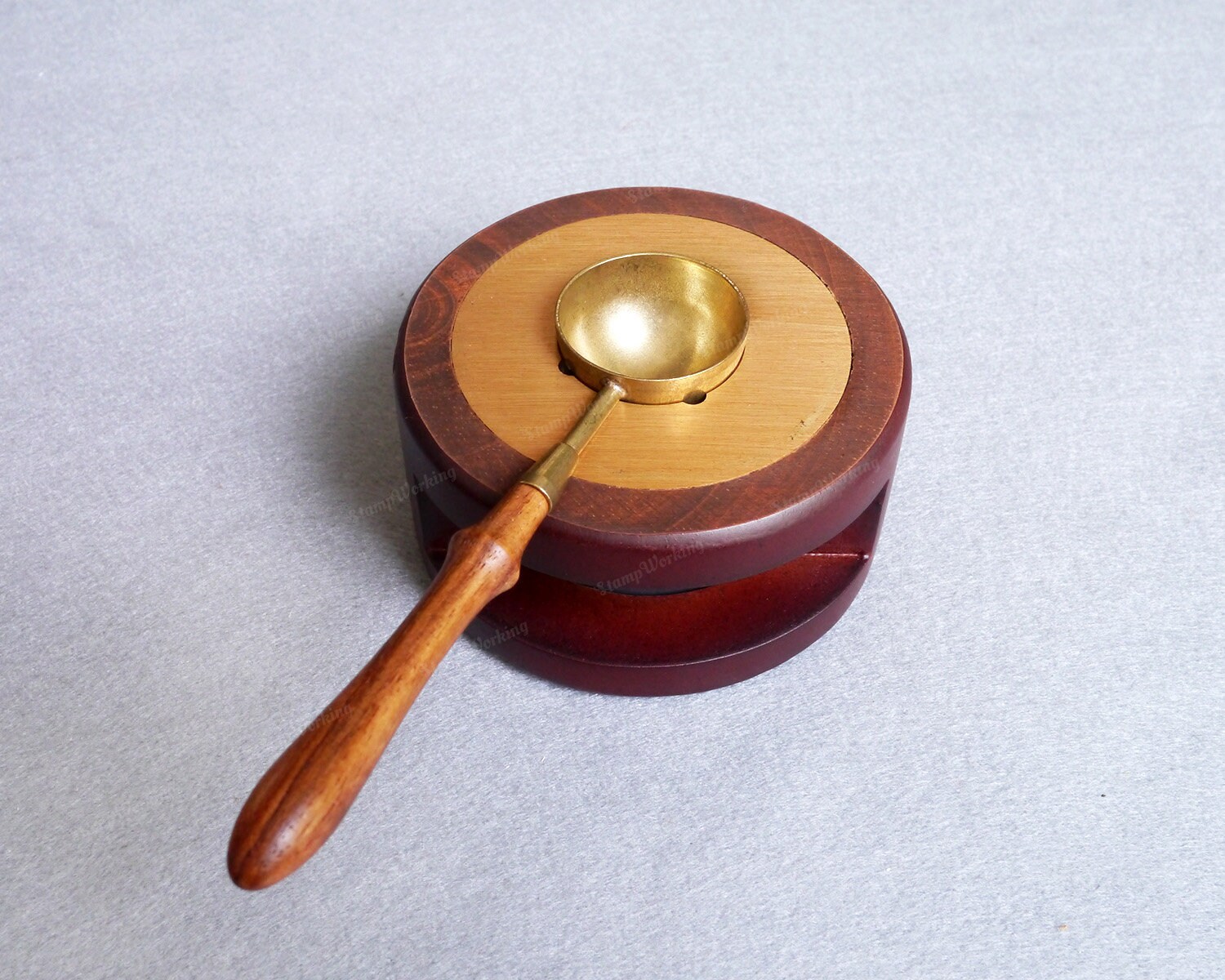 Wax Sealing Melting Stove Wooden Wax Melting Furnace Tool Wax