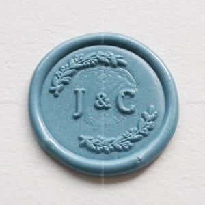 Tampon de cire initial personnalisé - Kit de timbre de cire de couronne de couronne personnalisé - Timbre de cire de cire de mariage - Timbre de cire personnalisé - Sceau de cire d’invitation