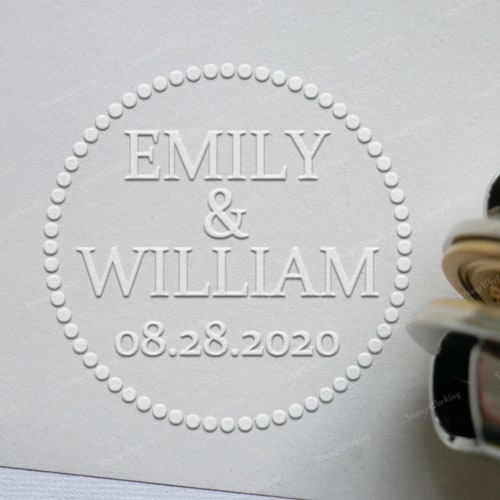 Custom Library Embosser Stamp Personalized Book Embossing Etsy