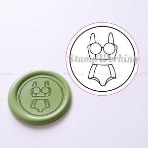 Swimwear Wax Seal Stamp - Summer Fashion Dress Wax Stamp - Girly Wax Seal Stamp - Gift Package Wax Sealing Stamp - Chocolate Stamp Mould