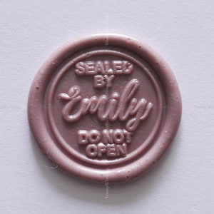 Do Not Open Wax Seal Stamp - Personalised Name Sealing Wax Stamp - Packag Gift Wax Seal Stamp - Package Wax Sealing Stamp